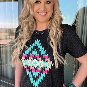 Sterling Kreek Leopard Out Loud T SOLD